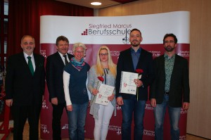 Diplome des Stadtschulrates im Bereich Kraftfahrzeugtechnik erhielten:Krieger Jacquelin (BMW Austria) und Wesjak Alexander (C.H.Autoservice Oberlaa) 